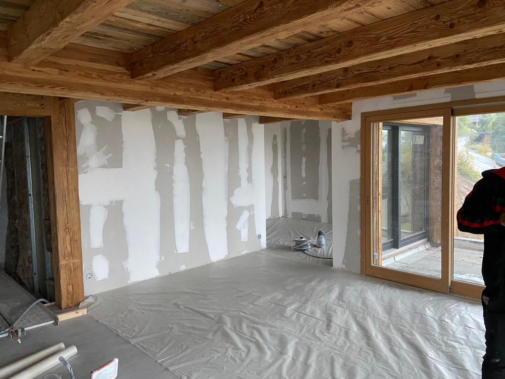 Rénovation d'une pièce de chalet